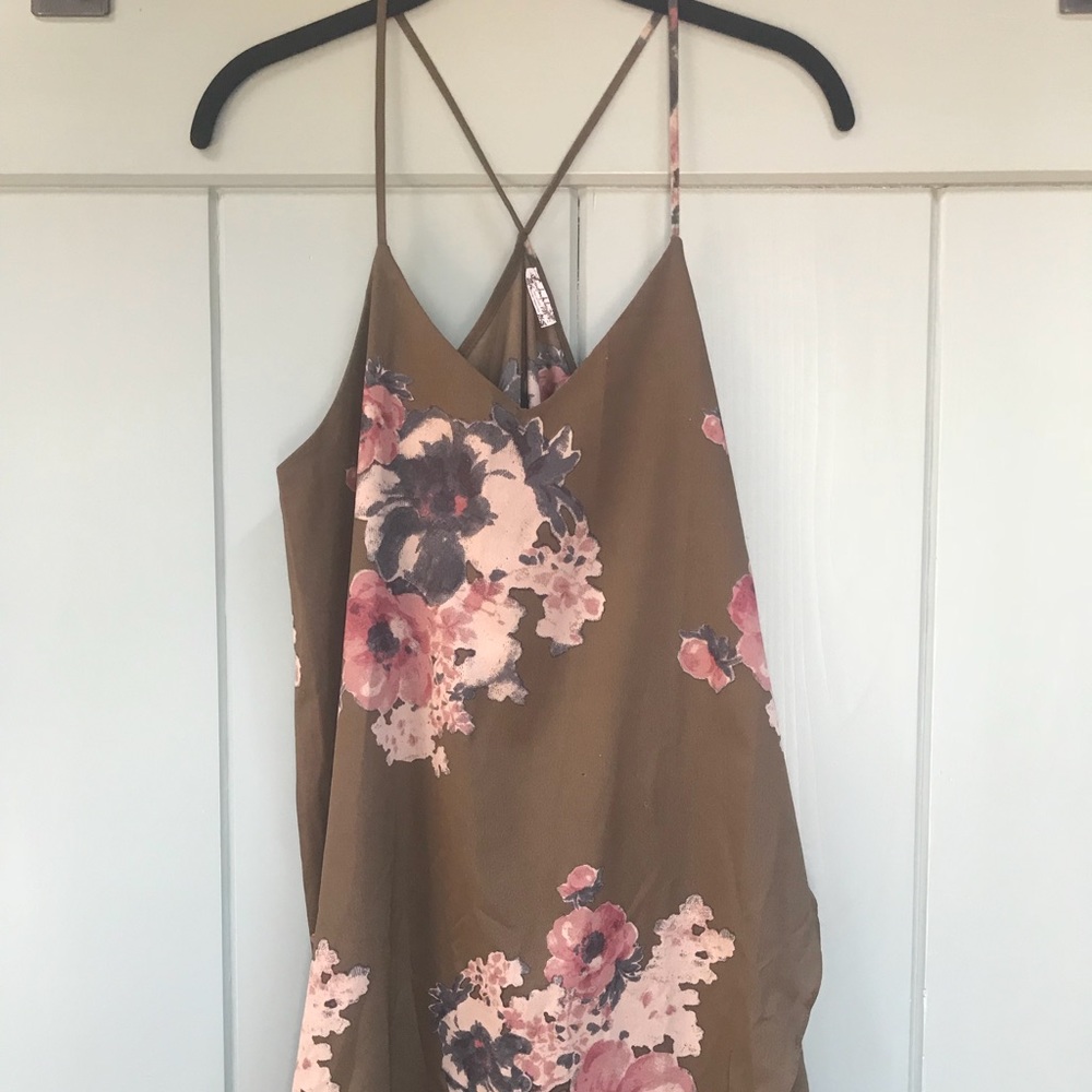 Free People Floral Slip Dress